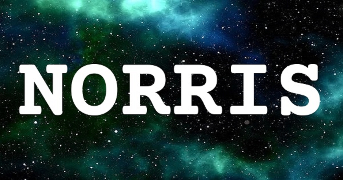 NORRIS 英文名字意義