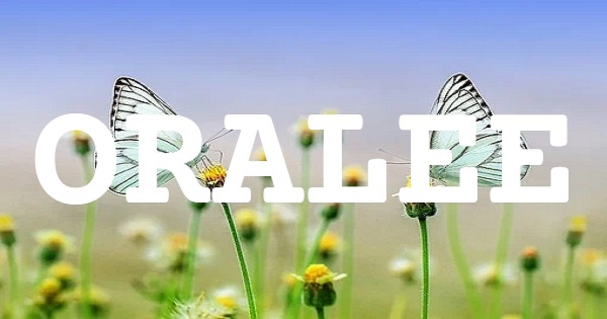 ORALEE 英文名字意義