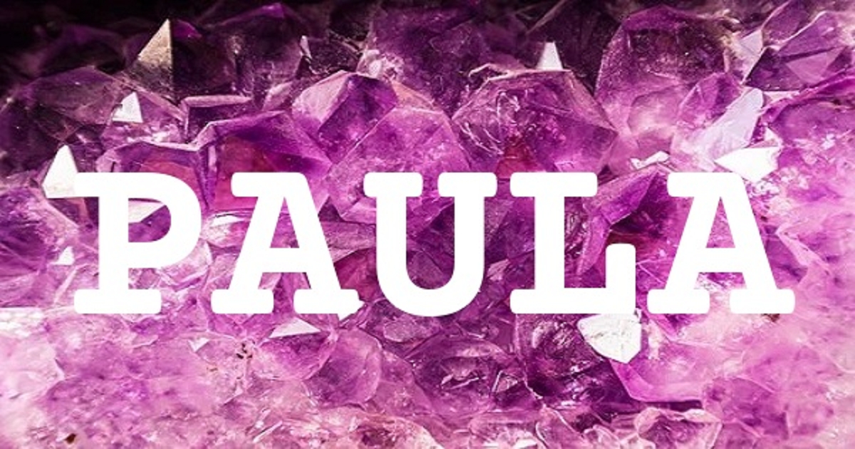 PAULA 英文名字意義