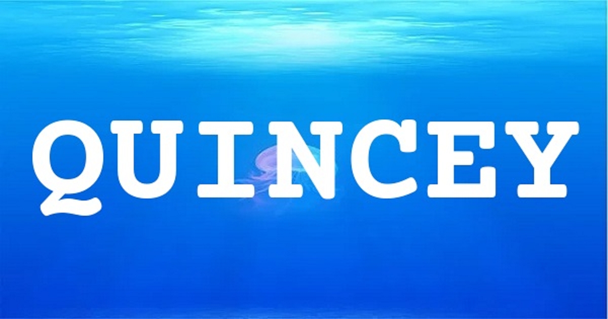 QUINCEY 英文名字意義