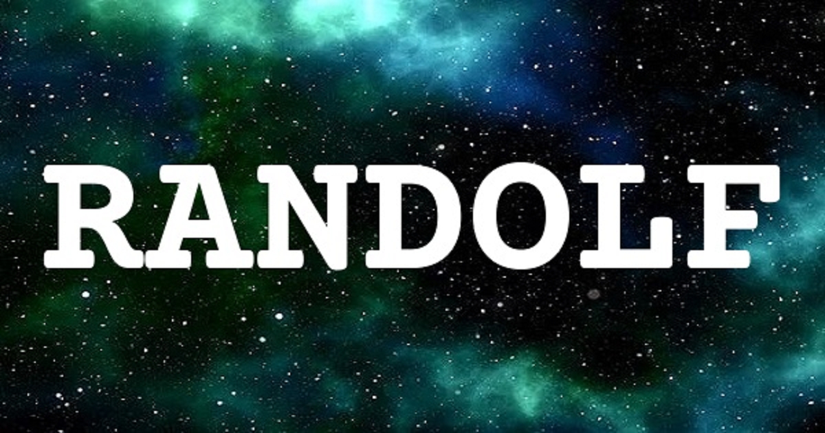 RANDOLF 英文名字意義