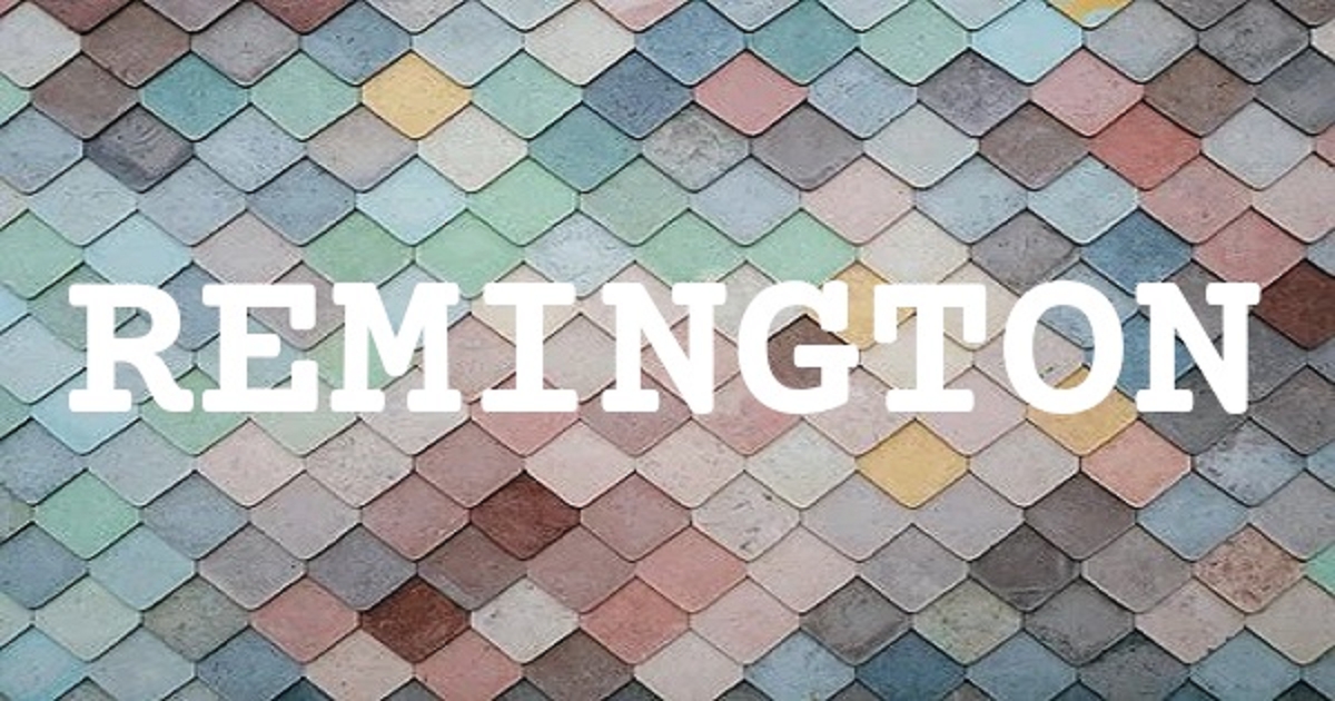 REMINGTON 英文名字意義
