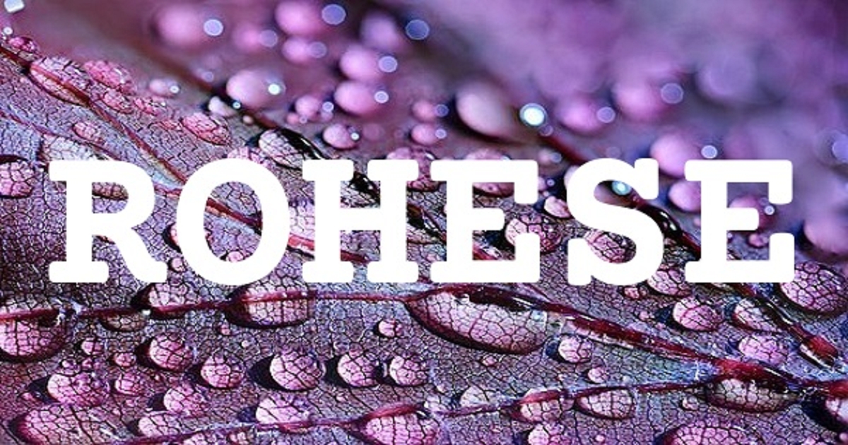 ROHESE 英文名字意義