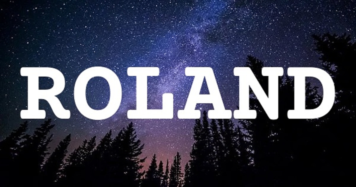 ROLAND 英文名字意義