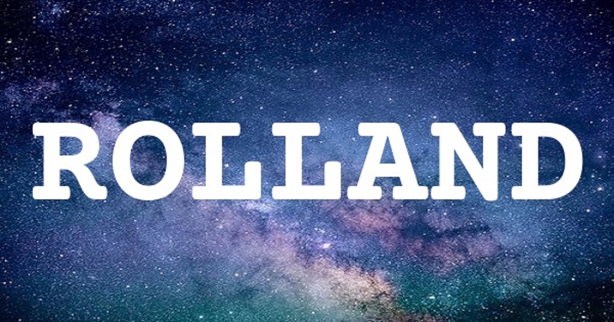 ROLLAND 英文名字意義