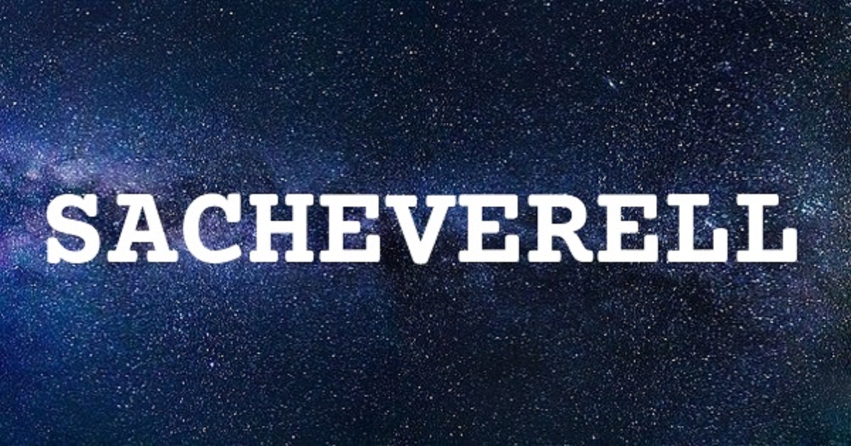 SACHEVERELL 英文名字意義