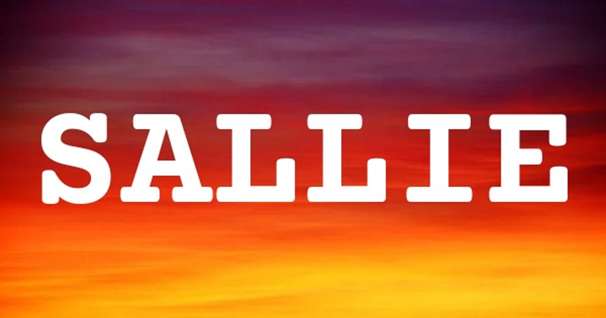 SALLIE 英文名字意義