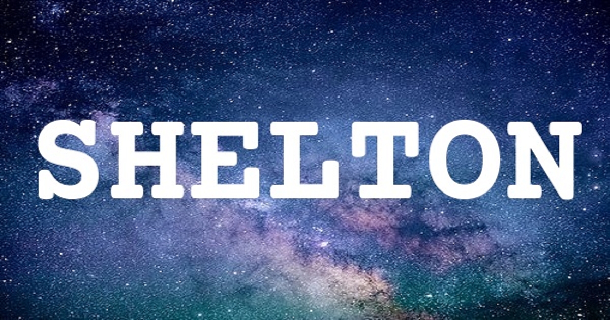 SHELTON 英文名字意義