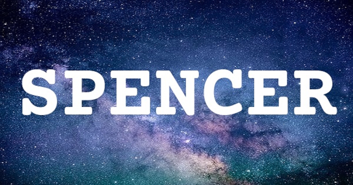 SPENCER 英文名字意義