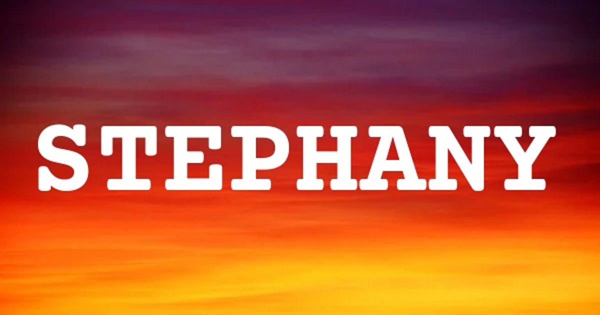 STEPHANY 英文名字意義