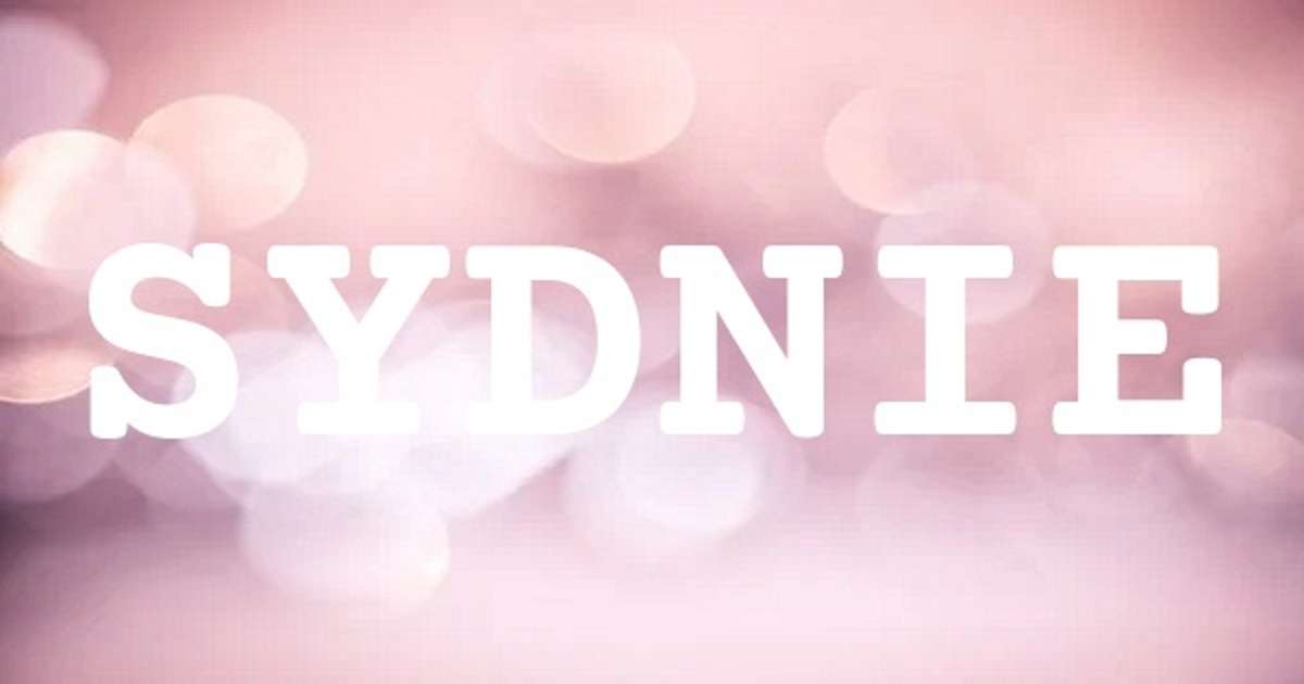 SYDNIE 英文名字意義