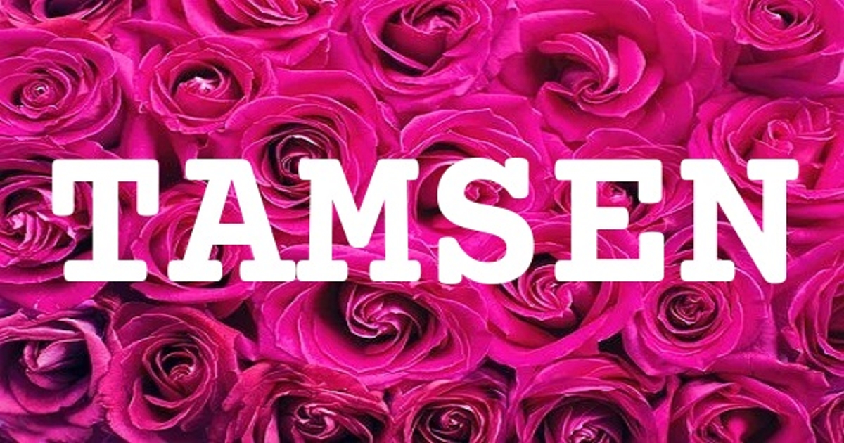 TAMSEN 英文名字意義