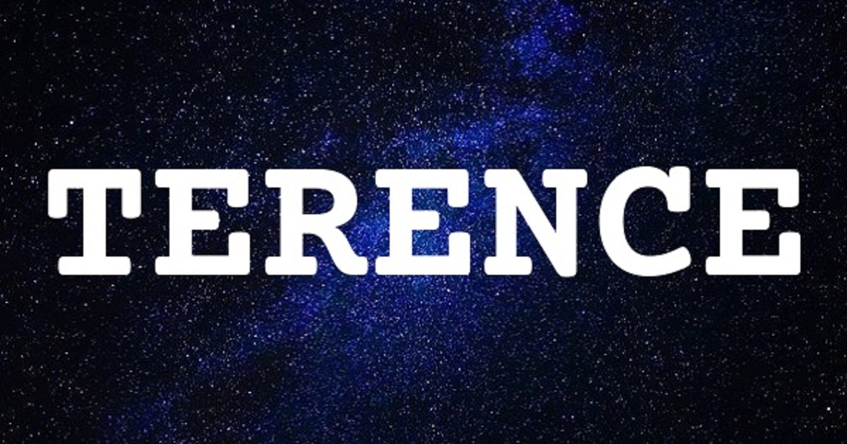 TERENCE 英文名字意義