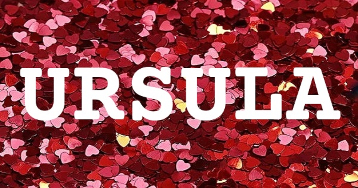 URSULA 英文名字意義