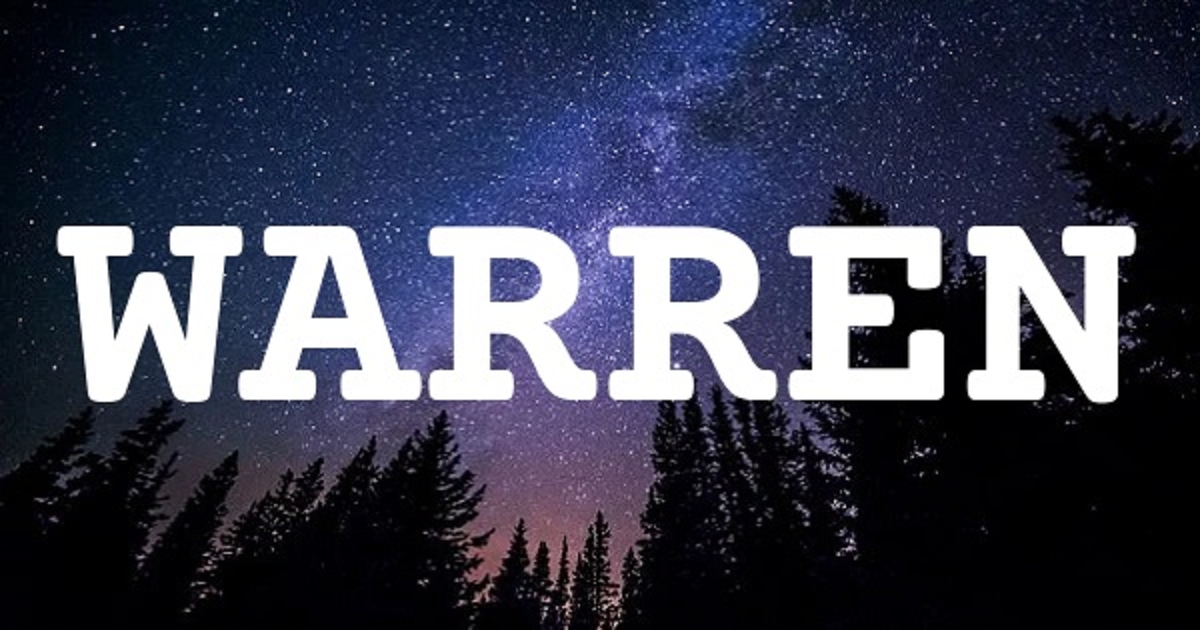 WARREN英文名字意思
