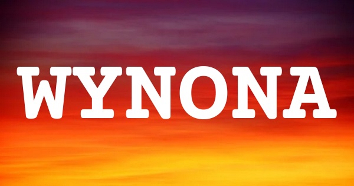 WYNONA 英文名字意義
