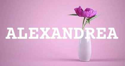 ALEXANDREA英文名字意義