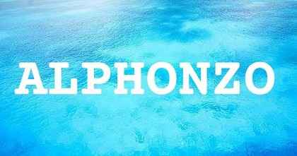 ALPHONZO英文名字意義