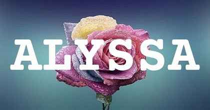 ALYSSA英文名字意義