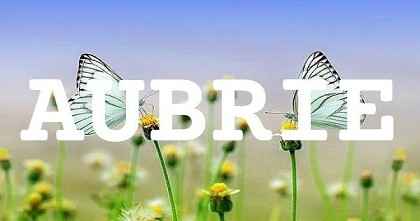 AUBRIE英文名字意義