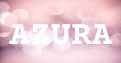 AZURA英文名字意義