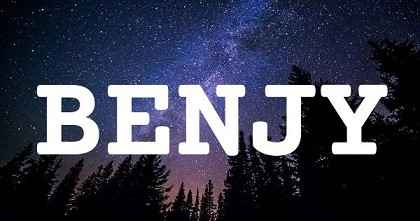 BENJY英文名字意義