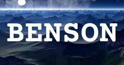 BENSON英文名字意義