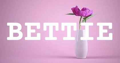 BETTIE英文名字意義