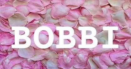 BOBBI英文名字意義