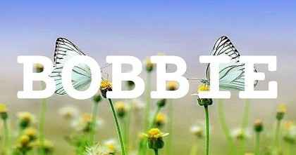 BOBBIE英文名字意義