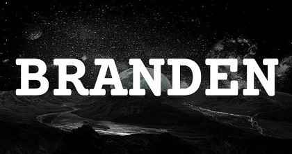 BRANDEN英文名字意義