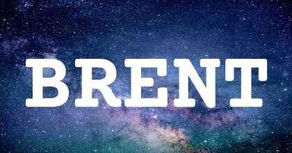 BRENT英文名字意義