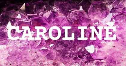 CAROLINE英文名字意義