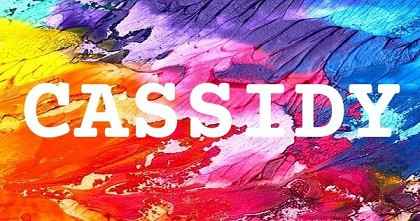 CASSIDY英文名字意義