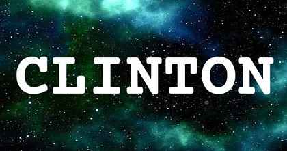 CLINTON英文名字意義