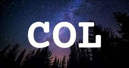 COL英文名字意義