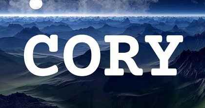 CORY英文名字意義