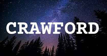 CRAWFORD英文名字意義
