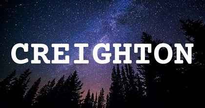 CREIGHTON英文名字意義
