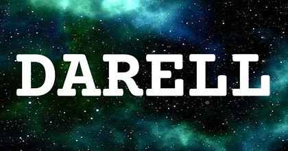 DARELL英文名字意義