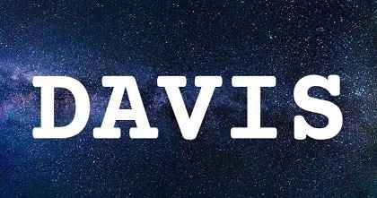DAVIS英文名字意義