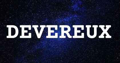 DEVEREUX英文名字意義