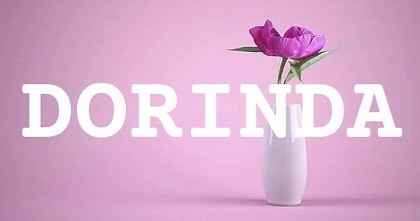 DORINDA英文名字意義