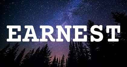 EARNEST英文名字意義