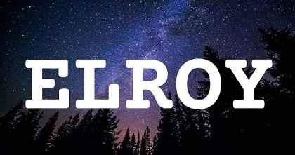 ELROY英文名字意義