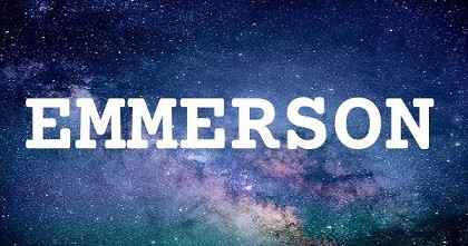 EMMERSON英文名字意義
