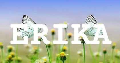 ERIKA英文名字意義