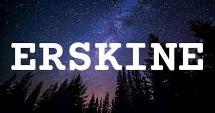 ERSKINE英文名字意義