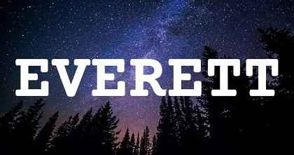EVERETT英文名字意義