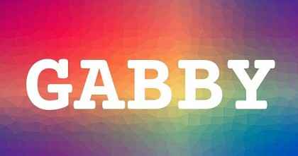 GABBY英文名字意義